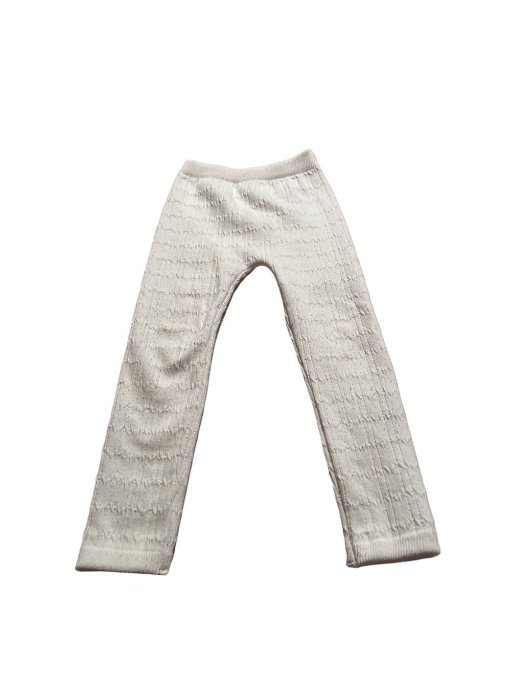 George White Ribbed-Knit Toddler Leggings Size 3T